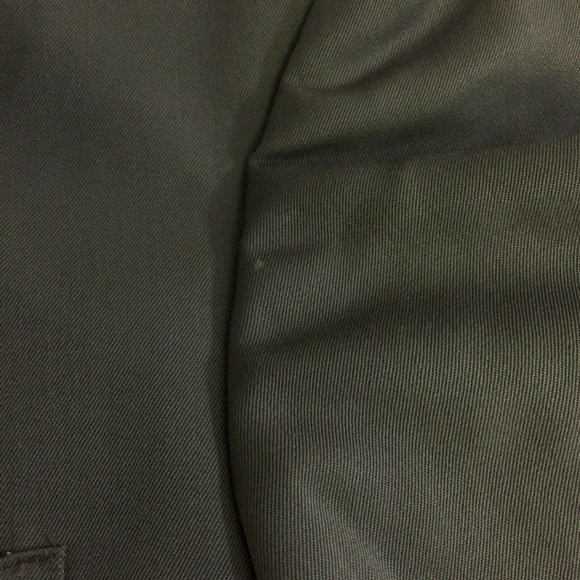 Dorman Winthrop Suit Jacket Blazer Sports Coat Mens Wool 42 L Olive Green - Picture 12 of 12